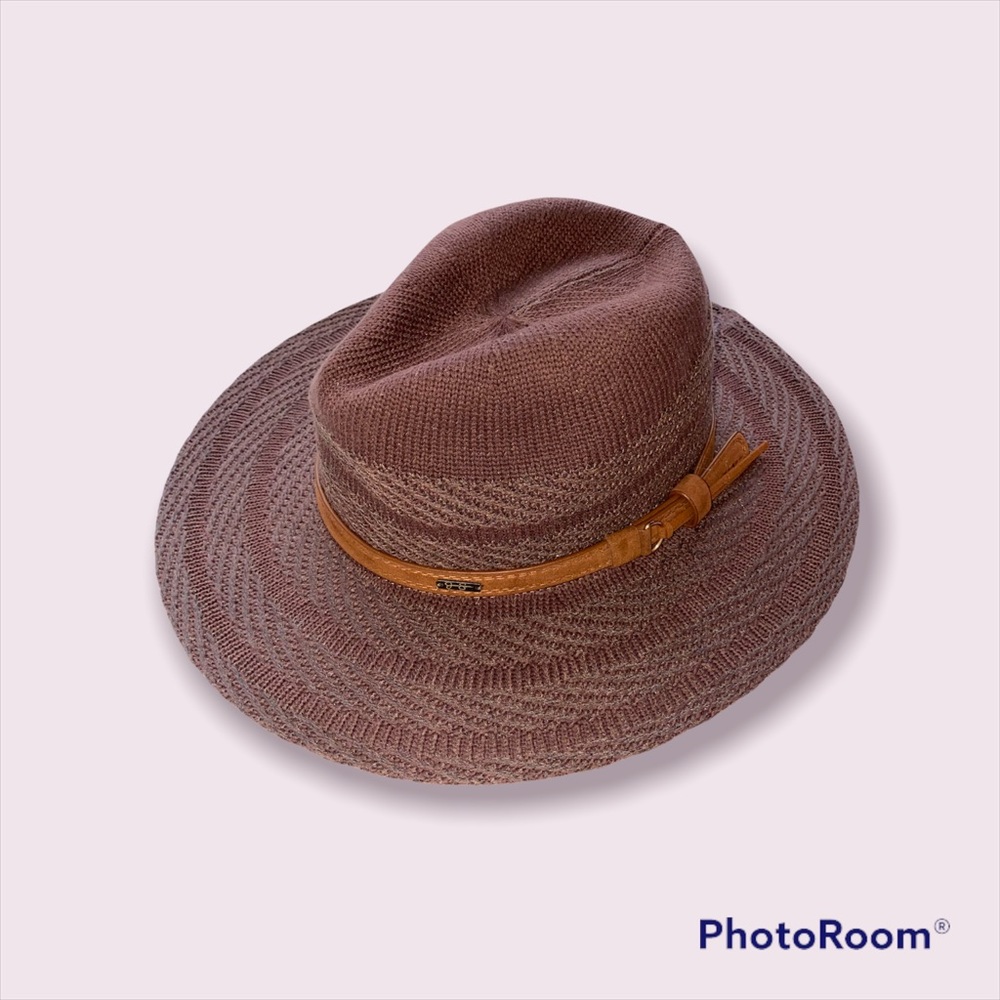 Jessica Simpson straw like fedora hat new